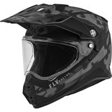 Fly Racing Trekker Pulse Helmet, Matte Grey/Black Camo