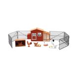 New-Ray Chicken Coop with Chickens