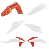 Acerbis Standard Replacement Body Kit for KTM - White/Orange