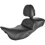 Saddlemen Roadsofa™ Extended Reach Heated Seat Black Stitching W/Backrest