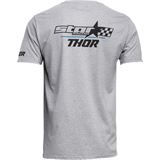 Thor Star Racing Champ T-Shirt - Heather Gray - Small