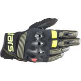 Alpinestars Halo Gloves - Forest Black/Fluo Yellow - Medium