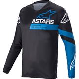 Alpinestars Racer V3 Long-Sleeve Jersey - Black/Bright Blue - 2XL
