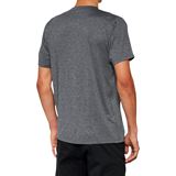 100% Mission Athletic T-Shirt - Charcoal - Large