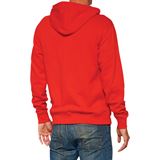 100% Official Fleece Zip-Up Hoodie - Red - 2XL