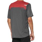 100% Men's Airmatic Jersey Charcoal/Red, Small