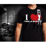 Risk Racing I HEART Holeshots - Premium T-Shirt - Black - Large
