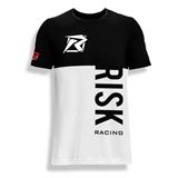 Risk Racing Pro Line Premium Dry-Fit Shirt - Black/White - Small