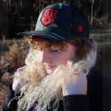 Risk Racing Camo Red Patch Snapback Trucker Hat
