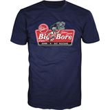 Lethal Threat Decals Down-N-Out Big Bore T-Shirt - Navy - Large