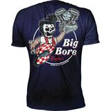 Lethal Threat Decals Down-N-Out Big Bore T-Shirt - Navy - Large