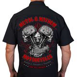Lethal Threat Decals Metal Mayhem Shop Shirt - Black - XL