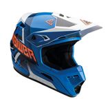 Answer A23 AR1 Vendetta Helmet Blue/White/Hyper Orange, Medium