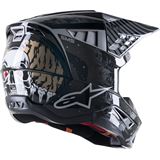 Alpinestars SM5 Helmet - Solar Flare - Gloss Black/Gray/Gold - XL