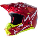 Alpinestars SM5 Helmet - Act - Red/White/Yellow - XS