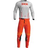 Thor Pulse Mono Jersey - Gray/Orange - 3XL