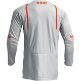 Thor Pulse Mono Jersey - Gray/Orange - 3XL