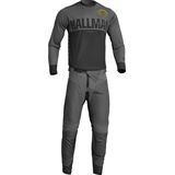 Thor Differ Slice Jersey - Charcoal/Black - Small