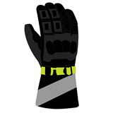 Fly Racing Glacier Gloves - Black/Grey/Hi-Vis - 3XL