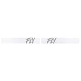 Fly Racing Zone Snow Goggles - White/Light Grey with Silver Mirror/Smoke Lens