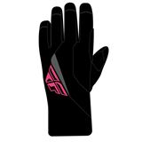 Fly Racing Title Long Gloves - Black/Pink - XL