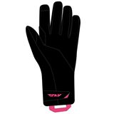Fly Racing Title Long Gloves - Black/Pink - XL