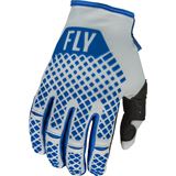 Fly Racing Kinetic Gloves - Blue/Light Grey - Medium