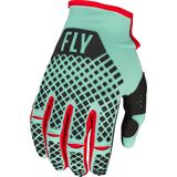 Fly Racing Kinetic S.E. Rave Gloves - Mint/Black/Red - Medium