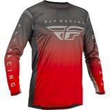 Fly Racing Lite Jersey - Red/Grey - Large