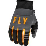 Fly Racing Youth F-16 Gloves - Dark Grey/Black/Orange - Medium