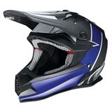 Z1R Youth F.I. Helmet - Fractal - MIPS® - Matte Black/Blue