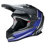 Z1R Youth F.I. Helmet - Fractal - MIPS® - Matte Black/Blue - Large
