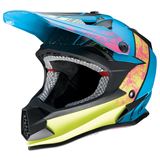 Z1R Youth F.I. Helmet - Fractal - MIPS® - Matte Blue/Hi-Viz
