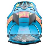 Z1R Youth F.I. Helmet - Fractal - MIPS® - Matte Blue/Hi-Viz - Large