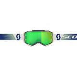 Scott Fury Goggles - Blue/Green/Green Chrome Works