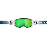 Scott Fury Goggles - Blue/Green/Green Chrome Works