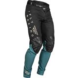 Fly Racing Youth Radium Bicycle Pants - Black/Evergreen/Sand 