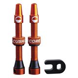 Cush Core 44mm Presta Air Valve Set - Orange