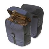 Basil Miles Double Bag Pannier - 34/Liter - Black