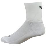 DeFeet Aireator 2-3" Cuff Socks - White