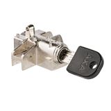 AXA Bosch Battery Lock For Downtube Frame Lock Key - Silver