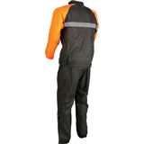Z1R 2-Piece Rainsuit - Black/Orange - 2XL
