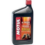 Motul E-Tech 100 Synthetic Oil 10W40 - 1 Quart