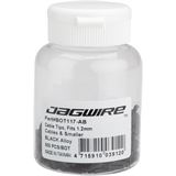 Jagwire 1.2mm Cable End Crimps Black Bottle/500