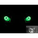 Snorkel Your ATV SYA Angel Eyes LED Kit for Kawasaki Brute Force 300 - Green