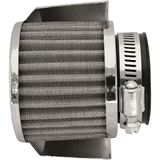 Emgo Pod Style Round Wire Mesh Air Filter 45mm with Cover