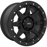 AMS TIRES Wheel - Black - 14X7 4/156 5+2