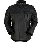 Z1R Motz Leather Shirt - Black - 2X-Large