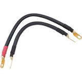 Terry Components Battery Cable Kit - Black - '89-07 Softails