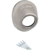 FMF Racing End Cap - Stainless Steel - Straight Cut - Powercore 4/Q4